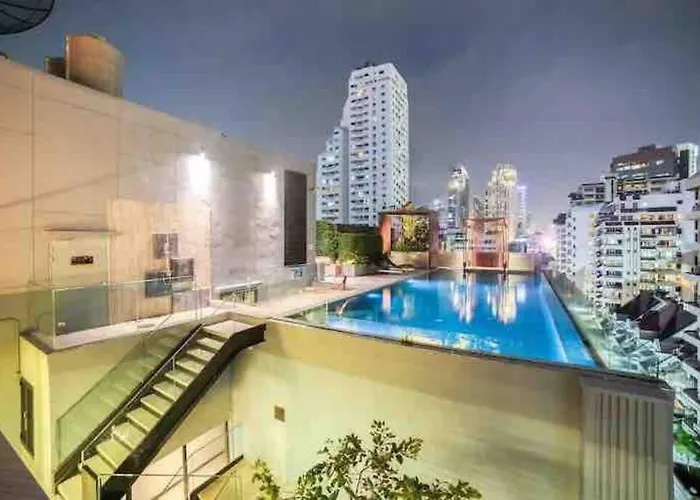 Stylish 1 Bedroom, Pool,bts Asok, Sukhumvit * Bangkok
