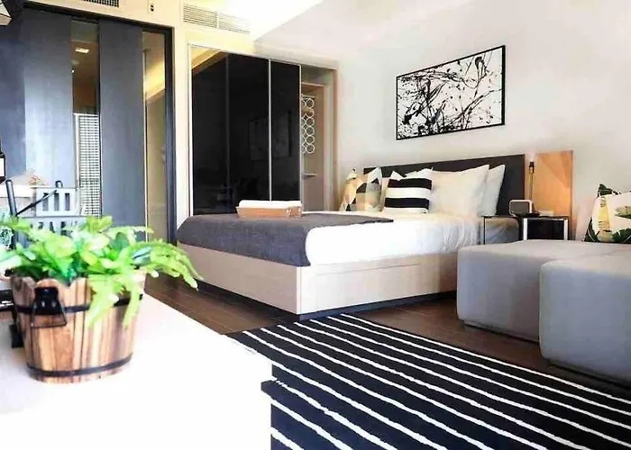Appartement Stylish 1 Bedroom, Pool,bts Asok, Sukhumvit Bangkok